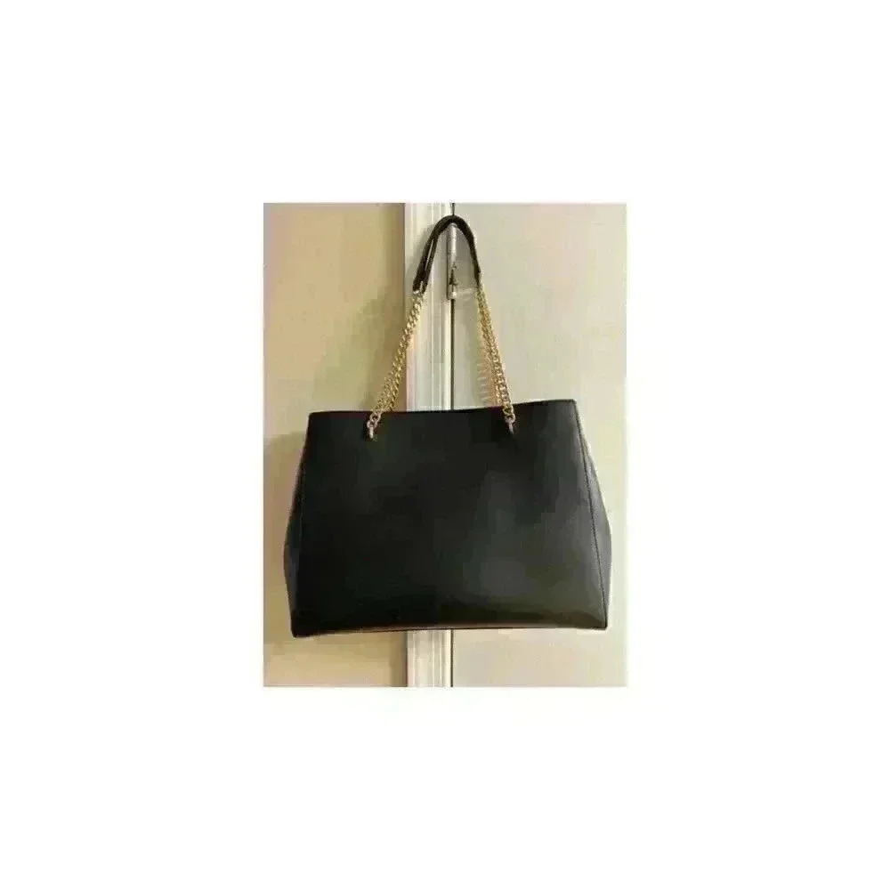 MICHAEL KORS M. Kors Black Gold Chain Purse -‎ Like New - Picture 6 of 6